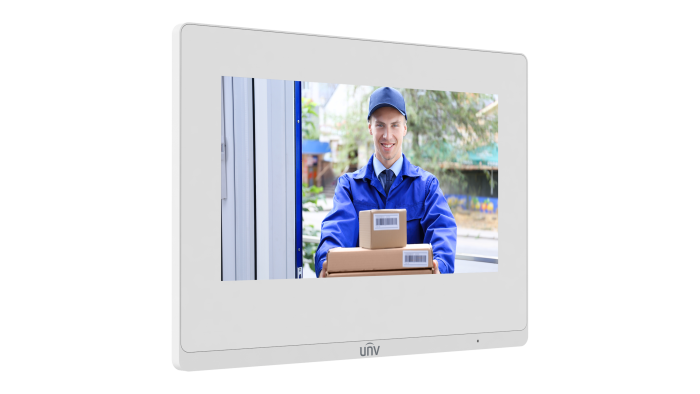 ⁦Wall Mounted 7-Inch Indoor Station(White, WiFi)⁩ - الصورة ⁦3⁩