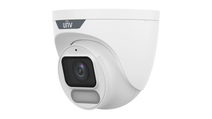 ⁦4MP ColorHunter Wise-ISP Fixed Warm Light Turret Network Camera⁩ - الصورة ⁦2⁩