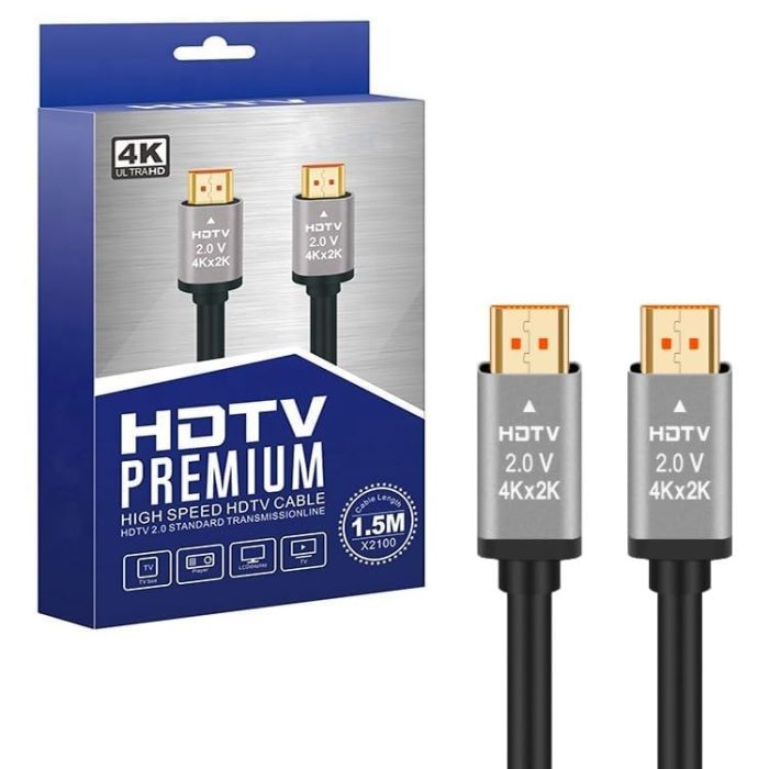 ⁦4/8K HDMI Cable 1.5M⁩ - الصورة ⁦1⁩
