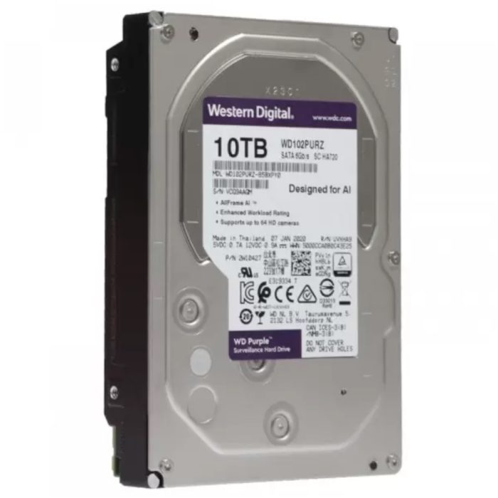 ⁦HDD WD Purple 10TB⁩ - الصورة ⁦1⁩
